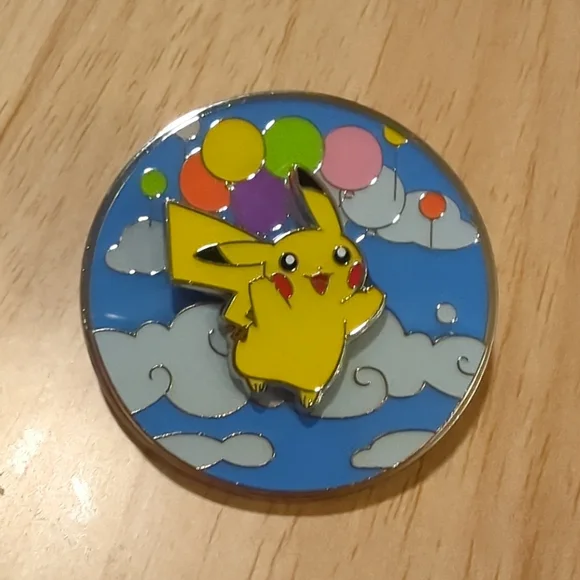 Pikachu flying surfing pin new change magnet Pokemon official blue - Picture 2 of 3